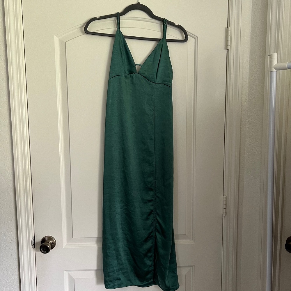 Green MIDI dress